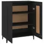 Credenza Nera 69,5x34x90 cm in Legno Multistrato