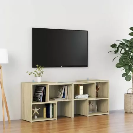 Mobile Porta TV Rovere Sonoma 104x30x52 cm in Truciolato