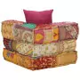 Pouf Modulare con Cuscino in Tessuto Patchwork