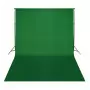 Fondale in Cotone Verde 500x300 cm per Croma Key