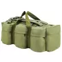 Borsone da Viaggio Stile Militare 3 in 1 90 L Verde Oliva