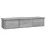 Mobile a Muro Grigio Sonoma 88x26x18,5 cm in Legno Multistrato