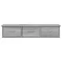 Mobile a Muro Grigio Sonoma 88x26x18,5 cm in Legno Multistrato