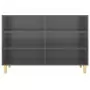 Credenza Grigio Lucido 103,5x35x70 cm in Truciolato