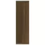 Mensola a Muro Rovere Marrone 90x16x78 cm in Legno Multistrato