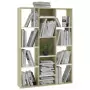 Libreria/Divisorio Bianco Rovere Sonoma 100x24x140cm Truciolato