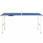 Tavolo da Ping Pong con Rete 5 Piedi 152x76x66 cm Blu