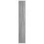 Armadio Bagno Rovere Grigio 30x30x183,5cm Legno Ingegnerizzato