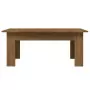 Tavolino Salotto Rovere Marrone 100x60x42 cm Legno Multistrato