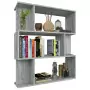 Libreria/Divisorio Grigio Sonoma 80x24x96 cm Legno Multistrato