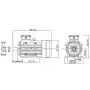 Motore Elettrico Trifase in Alluminio 2,2kW/3HP 2 Poli 2840 RPM