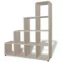 Libreria Scalare / Scaffale Espositore 142 cm Rovere