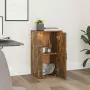 Credenza Rovere Fumo 40x33x70 cm in Legno Multistrato