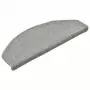 Tappetini per Scale 15 pz Grigio Chiaro 65x24x4 cm