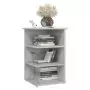 Credenza Grigio Cemento 35x35x55 cm in Truciolato