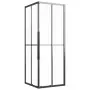 Cabina Doccia ESG Smerigliato 80x80x180 cm Nera