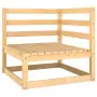 Set Divani da Giardino 14 pz con Cuscini Antracite Legno Pino