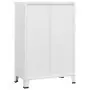 Armadio Classificatore Industriale Bianco 75x40x115 cm Metallo