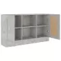 Credenza Grigio Cemento 120x30,5x70 cm in Truciolato