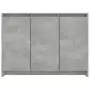 Credenza Grigio Cemento 102x33x75 cm in Truciolato