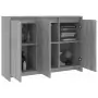 Credenza Grigio Sonoma 102x33x75 cm in Truciolato