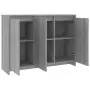 Credenza Grigio Sonoma 102x33x75 cm in Truciolato