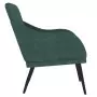 Poltrona Verde Scuro 63x76x80 cm Velluto