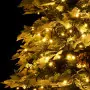 Albero di Natale con LED e Pigne Verde 225 cm in PVC e PE