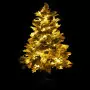 Albero di Natale con LED e Pigne Verde 150 cm in PVC e PE