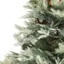 Albero di Natale con LED e Pigne Verde 150 cm in PVC e PE