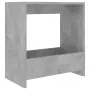 Tavolino Grigio Cemento 50x26x50 cm in Truciolato