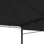 Gazebo Tetto Doppio Estendibile 3x3x2,75 m Antracite 180 g/m²