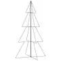 Albero di Natale a Cono 360 LED per Interni Esterni 143x250 cm