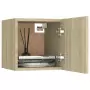 Set Porta TV 7 pz Rovere Sonoma in Truciolato