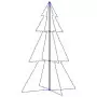 Albero di Natale a Cono 240 LED per Interni Esterni 118x180 cm