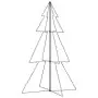 Albero di Natale a Cono 240 LED per Interni Esterni 118x180 cm