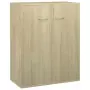 Credenza Rovere Sonoma 60x30x75 cm in Truciolato