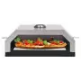 Forno Pizza con Piastra Ceramica per Barbecue a Gas e Carbone