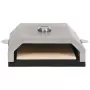 Forno Pizza con Piastra Ceramica per Barbecue a Gas e Carbone