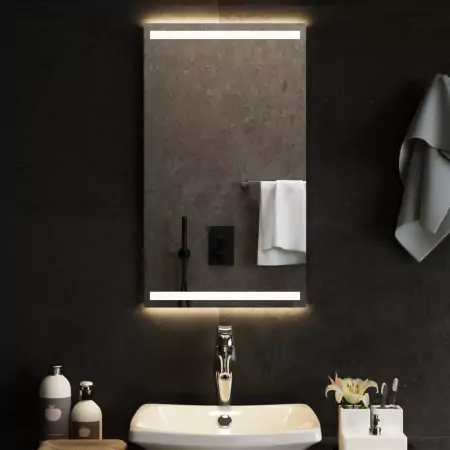 Specchio da Bagno con Luci LED 40x70 cm