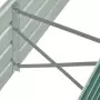 Letto Rialzato Giardino in Acciaio Zincato 160x40x45 cm Verde