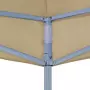 Tetto per Tendone per Feste 4,5x3 m Beige 270 g/m²