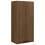 Mobile da Bagno a Parete Rovere Marrone 32x20x67 cm