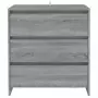 Credenza Grigio Sonoma 70x41x75 cm in Truciolato