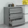 Credenza Grigio Sonoma 70x41x75 cm in Truciolato