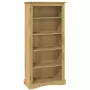 Libreria 5 Ripiani Pino Messicano Corona Range 81x40x170 cm