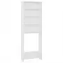 Mobile per Lavatrice Bianco 64x24x190 cm