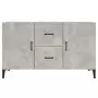 Credenza Grigio Cemento 100x36x60 cm in Legno Multistrato