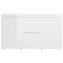 Credenza Bianco Lucido 120x36x69 cm in Truciolato