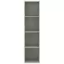 Libreria/Mobile TV Grigio Cemento 36x30x143 cm in Multistrato